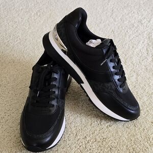 Michael Kores Lace Up Logo Print Sneakers